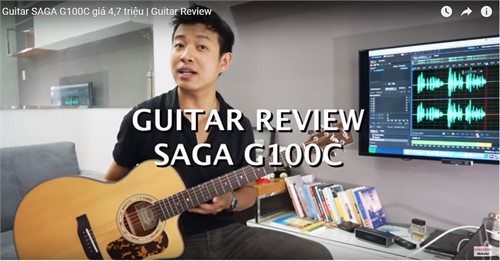 Review Guitar Acoustic Saga G100C (4tr700k)