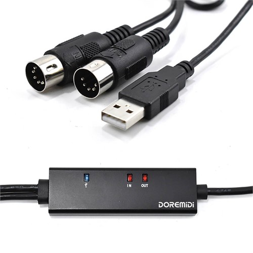 DOREMiDi MTU-10 Dây Cáp Midi To USB-A Cable