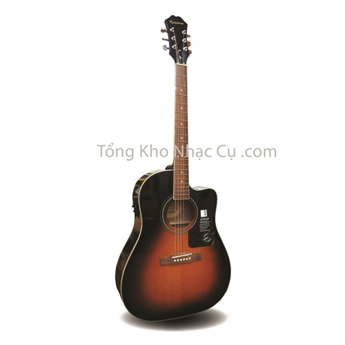 Đàn Guitar Acoustic EQ Epiphone AJ220SCE - Màu Sunburst