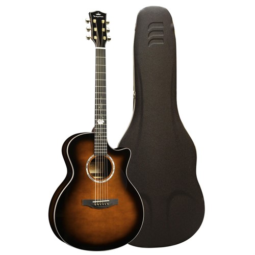 Đàn Guitar Acoustic Kepma Cao Cấp G1-GA (Màu Sunburst) ( Full Box) -Tặng Kèm Hộp Cứng Chính Hãng 