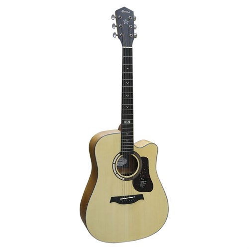 Đàn Guitar Acoustic Mantic GT-1DC Vàng Gỗ Tự Nhiên