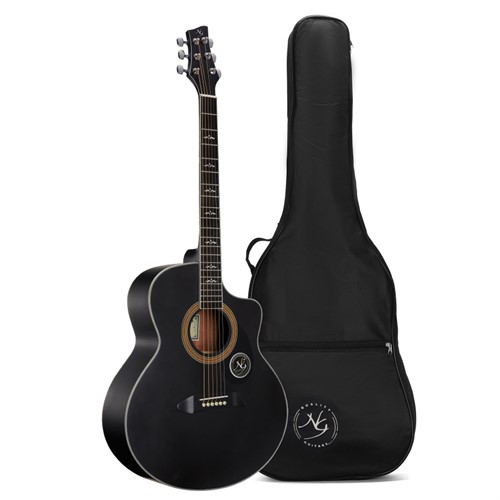 Đàn Guitar Acoustic NG GT500BK (New model 2022) -Tặng Kèm Bao Đàn Chính Hãng