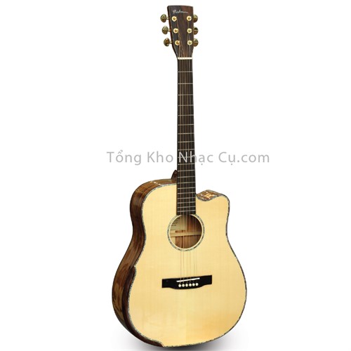 Đàn Guitar Acoustic Poshman Beveled SD100-LMT