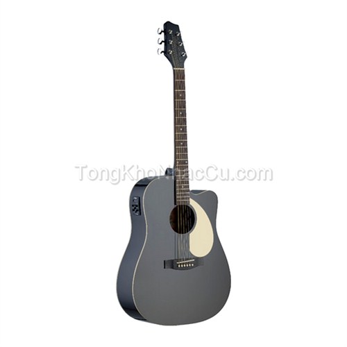 Đàn Guitar Acoustic Stagg SA30DCE-BK (Dáng khuyết)