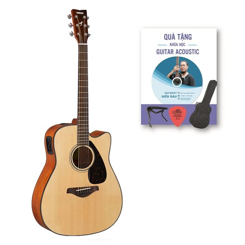 Đàn Guitar Acoustic Yamaha FGX800C (Sơn Bóng) (Chính Hãng Full Box 100%)