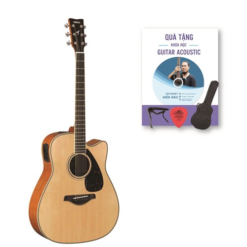 Đàn Guitar Acoustic Yamaha FGX820C (Sơn Bóng) (Chính Hãng Full Box 100%)