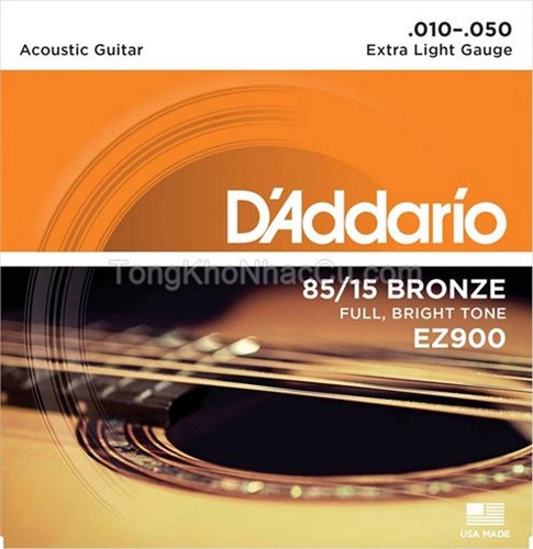Dây Đàn Guitar Acoustic D'addario EZ900 Size 10