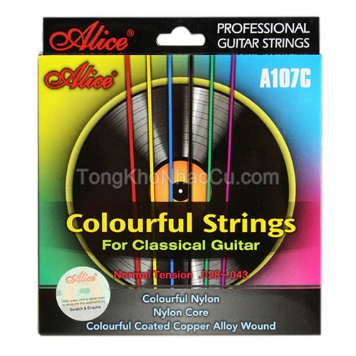 Dây Đàn Guitar Classic Alice A107 Nhiều Màu