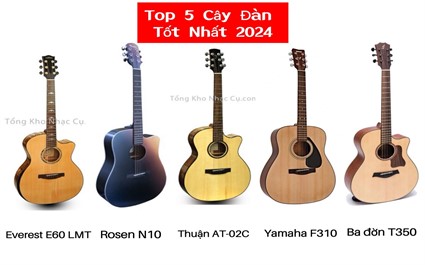 Top Các Loại Đàn Guitar Acoustic Tốt Nhất 2024 Hiện Nay