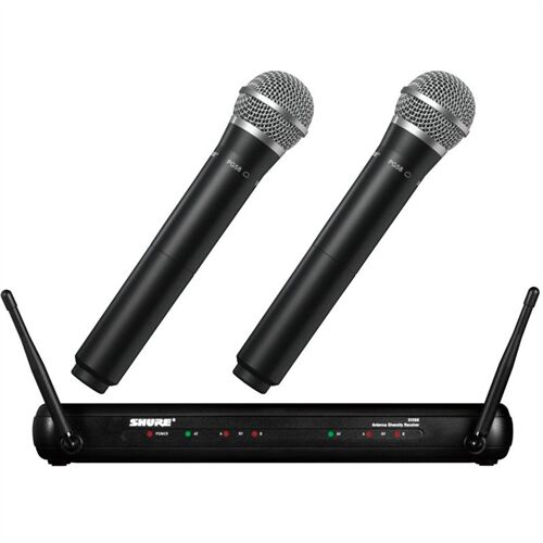 Bộ thu và micro không dây cầm tay Shure SVX288/PG58 Dual