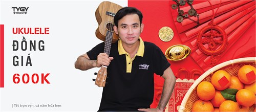 Đàn Ukulele Đồng Giá 600k
