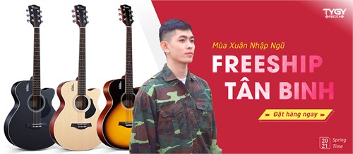 TYGY Free Ship Guitar Cho Tân Binh Nhập Ngũ 2021