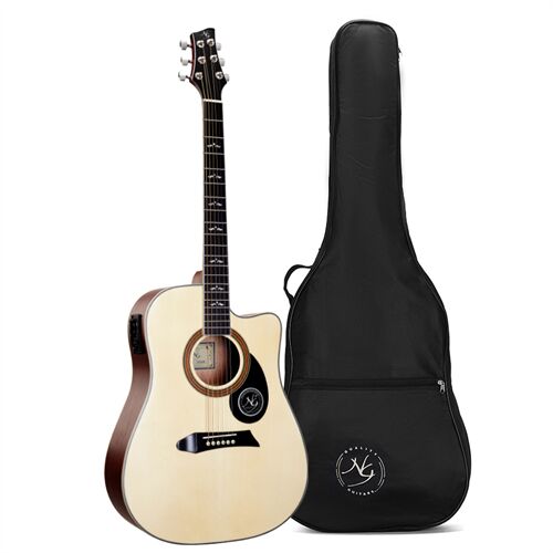 Đàn Guitar Acoustic NG GT600NA-EQ- Tặng Kèm Bao Đàn Chính Hãng