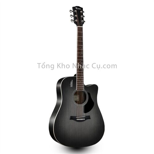 Đàn Guitar Acoustic Rosen Xám Ghi G11SC (Dáng D)