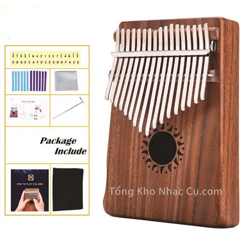 Đàn Kalimba Walter 17 Phím WK-17NS (Gỗ Koa - Mbira Thumb Finger Piano 17 Keys)