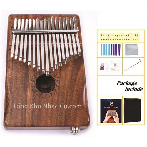 Đàn Kalimba Walter 17 Phím WK-17NSEQ (Có EQ - Gỗ Koa - Mbira Thumb Finger Piano 17 Keys)
