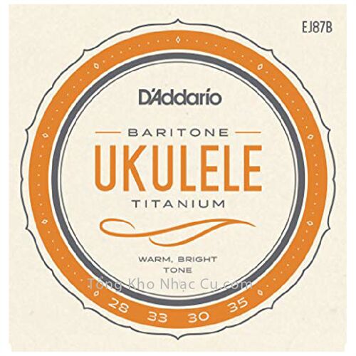 Dây Đàn Ukulele Baritone D'Addario Titanium EJ87B