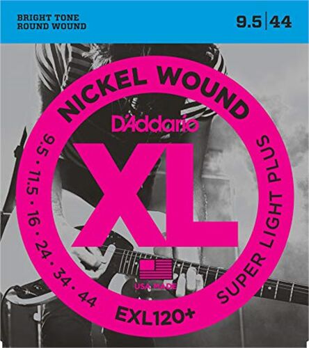 Dây Đàn Electric Guitar D'Addario EXL120+ (Nickel Wound - Super Light Plus)
