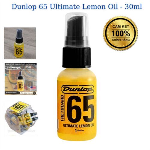 Dầu Chanh Lau Bàn Phím, Cần Đàn Guitar Ultimate Lemon Oil Dunlop 6551