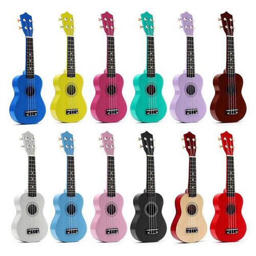 Đàn Ukulele Soprano Nhiều Màu Sắc