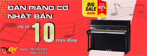 Siêu Khuyến Mãi - Piano Cơ Nhật Bản Chỉ Từ 10 Triệu Đồng