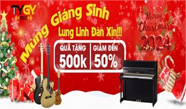 Mừng Giáng Sinh , Lung Linh Đàn Xịn - Khuyến Mãi Giáng Sinh 2024 TYGY Music