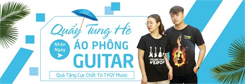 Hè 2019 - TYGY Tặng Bạn Áo Phông Guitar Cá Tính