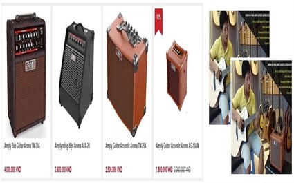 Review Amply Guitar Acoustic Mini Xách Tay (1tr800k)