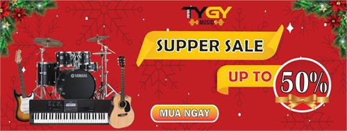 Supper Sale Up To 50% - Săn Sale Noel 2023 tại TYGY Music