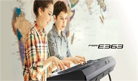 Đàn organ Yamaha PSR-E363 dễ sử dụng, học tập thuận tiện