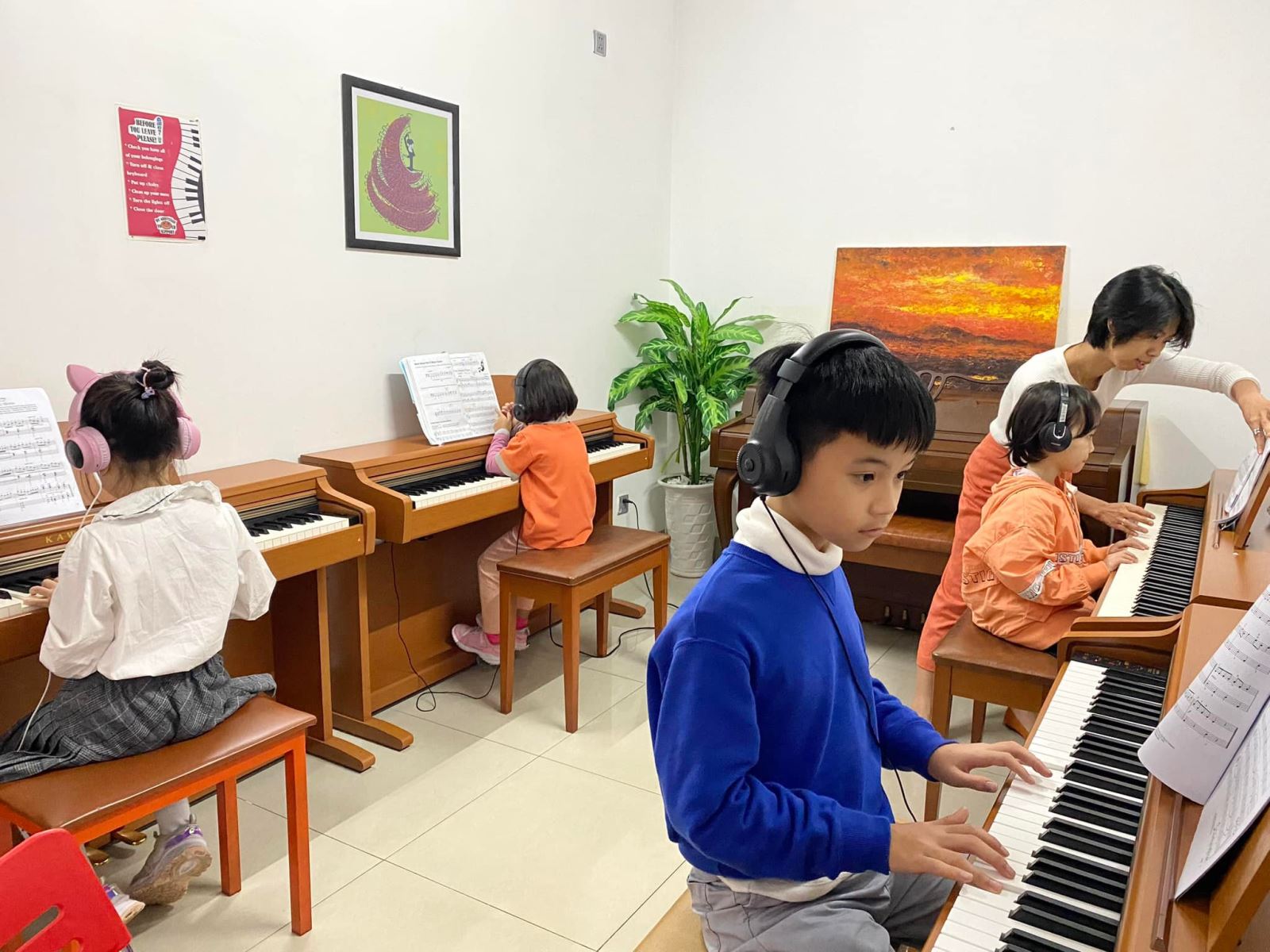 Khóa học đàn piano trẻ em tại Lê Chân Hải Phòng