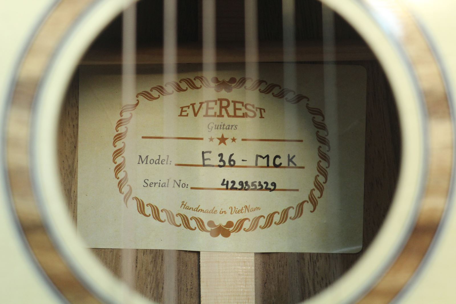 Đàn Guitar Classic Everest Khuyết E36-MC cao cấp, chính hãng
