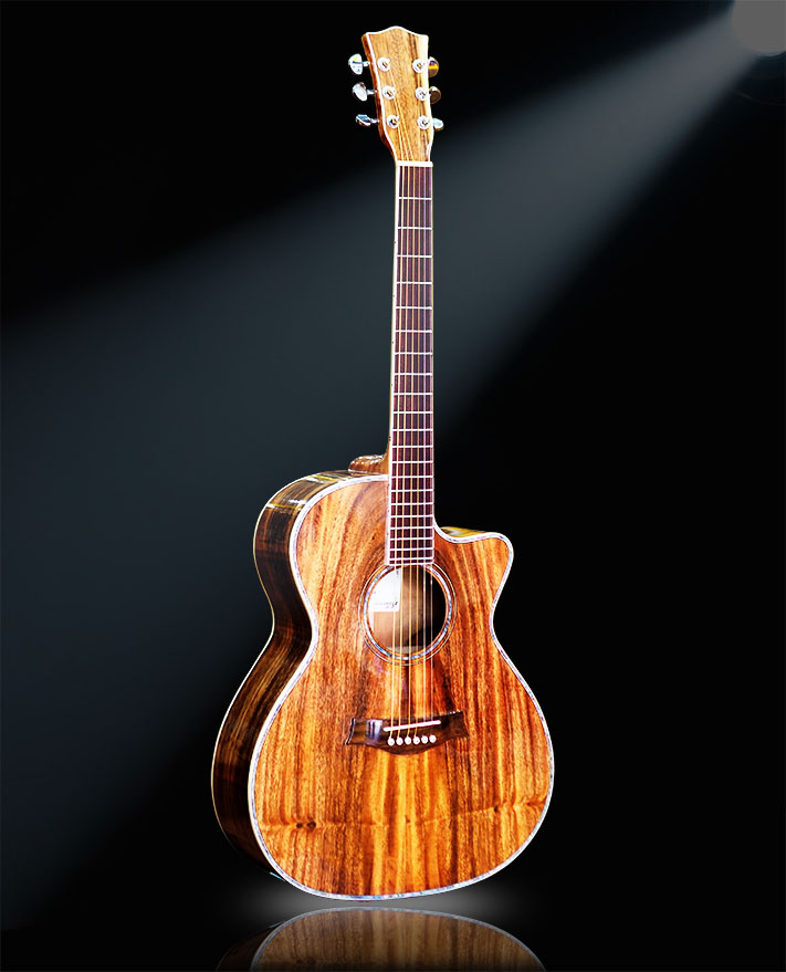 đàn guitar acoustic việt nam luthierv LV250