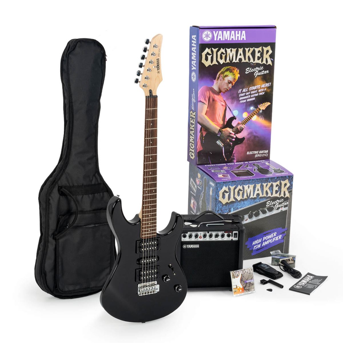 giới thiệu bộ đàn guitar điện yamaha gigmaker