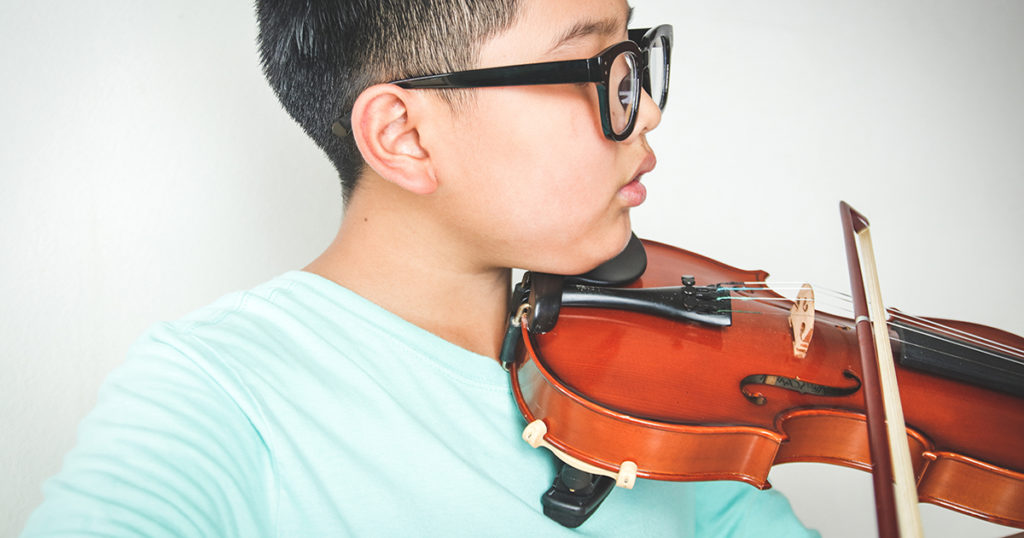 chọn mua đàn violin cho người mới học gối đàn shoulder rest